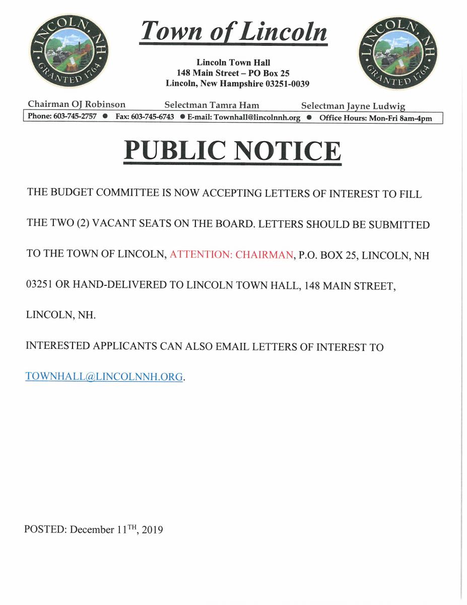 Vacancy