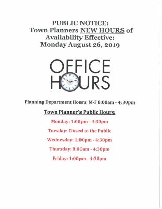 New Office Hours