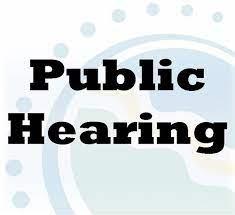 Public Hearing Notice