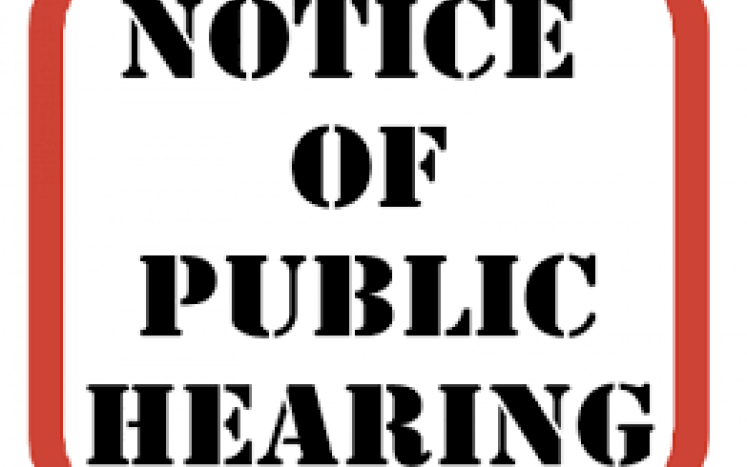 Public Hearing Notice