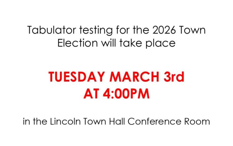 town tabulator testing 03 03 26